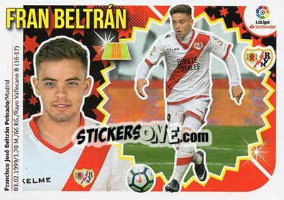 Cromo Fran Beltrán (9) - Liga Spagnola 2018-2019 n. 469 - Colecciones ESTE