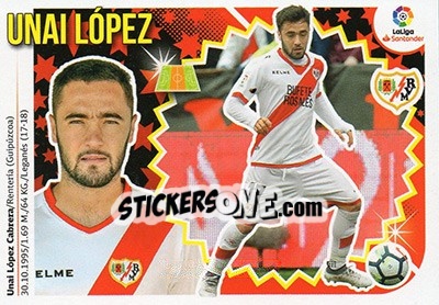 Sticker Unai López (11) - Liga Spagnola 2018-2019 n. 471 - Colecciones ESTE