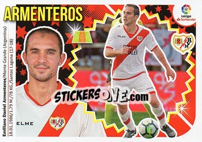 Sticker Armenteros (13) - Liga Spagnola 2018-2019 n. 474 - Colecciones ESTE