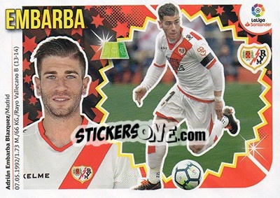 Sticker Embarba (14) - Liga Spagnola 2018-2019 n. 475 - Colecciones ESTE