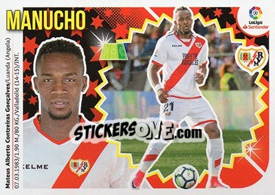 Sticker Manucho (15) - Liga Spagnola 2018-2019 - Colecciones ESTE