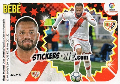 Sticker Bebé (16A) - Liga Spagnola 2018-2019 n. 477 - Colecciones ESTE