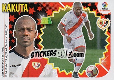 Sticker Kakuta (15BIS) - Liga Spagnola 2018-2019 n. 480 - Colecciones ESTE