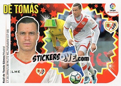 Sticker Raúl de Tomás (13BIS) - Liga Spagnola 2018-2019 n. 483 - Colecciones ESTE