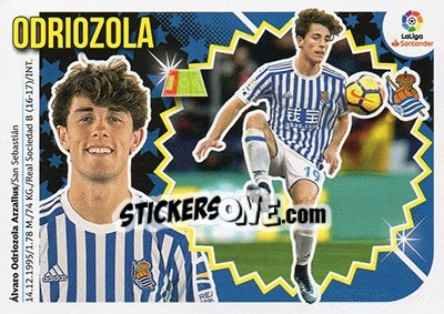 Sticker Odriozola (3A) - Liga Spagnola 2018-2019 n. 493 - Colecciones ESTE