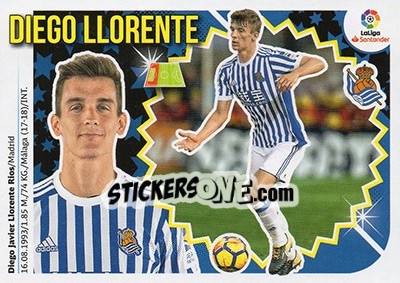 Sticker Diego Llorente (4) - Liga Spagnola 2018-2019 - Colecciones ESTE
