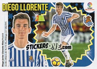 Sticker Diego Llorente (4) - Liga Spagnola 2018-2019 n. 495 - Colecciones ESTE