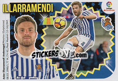 Sticker Illarramendi (8) - Liga Spagnola 2018-2019 n. 500 - Colecciones ESTE