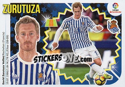 Sticker Zurutuza (11) - Liga Spagnola 2018-2019 - Colecciones ESTE