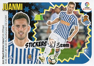 Sticker Juanmi (13) - Liga Spagnola 2018-2019 n. 505 - Colecciones ESTE