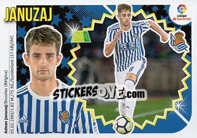 Sticker Januzaj (14) - Liga Spagnola 2018-2019 n. 506 - Colecciones ESTE