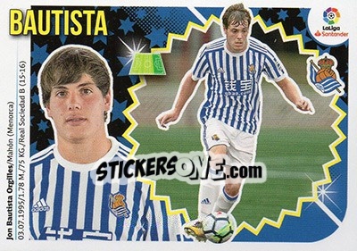 Cromo Bautista (16B) - Liga Spagnola 2018-2019 n. 509 - Colecciones ESTE
