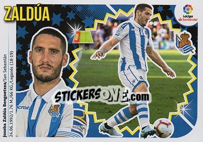 Sticker Zaldúa (6BIS) - Liga Spagnola 2018-2019 n. 510 - Colecciones ESTE