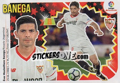 Sticker Banega (10) - Liga Spagnola 2018-2019 n. 531 - Colecciones ESTE