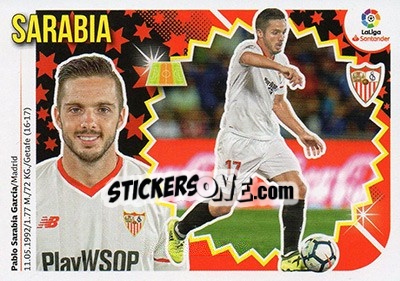 Sticker Sarabia (13) - Liga Spagnola 2018-2019 n. 535 - Colecciones ESTE