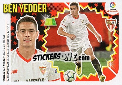 Cromo Ben Yedder (14) - Liga Spagnola 2018-2019 - Colecciones ESTE