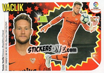 Sticker Vaclik (2BIS) - Liga Spagnola 2018-2019 n. 539 - Colecciones ESTE