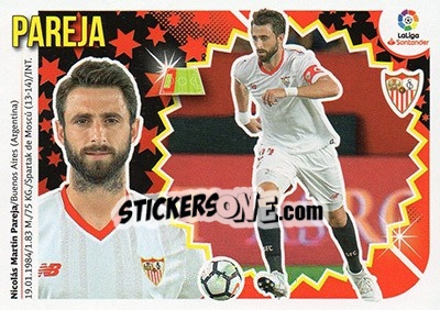 Sticker Pareja (6BIS) - Liga Spagnola 2018-2019 n. 540 - Colecciones ESTE