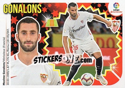 Sticker Gonalons (9BIS) - Liga Spagnola 2018-2019 n. 542 - Colecciones ESTE