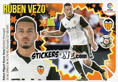 Sticker Rubén Vezo (3B) - Liga Spagnola 2018-2019 - Colecciones ESTE