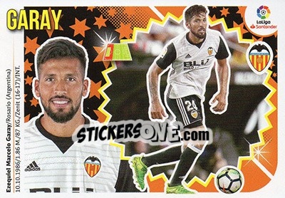 Sticker Garay (4) - Liga Spagnola 2018-2019 n. 555 - Colecciones ESTE