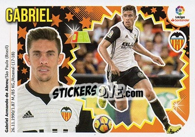 Sticker Gabriel Paulista (5) - Liga Spagnola 2018-2019 n. 556 - Colecciones ESTE