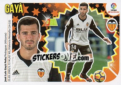Sticker Gayà (7A) - Liga Spagnola 2018-2019 - Colecciones ESTE
