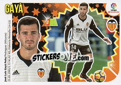 Sticker Gayà (7A) - Liga Spagnola 2018-2019 n. 558 - Colecciones ESTE