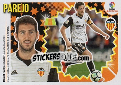 Sticker Parejo (9) - Liga Spagnola 2018-2019 n. 561 - Colecciones ESTE
