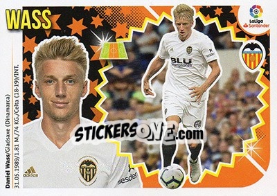 Sticker Wass (12) - Liga Spagnola 2018-2019 - Colecciones ESTE