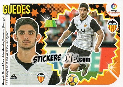 Cromo Gonçalo Guedes (13) - Liga Spagnola 2018-2019 - Colecciones ESTE