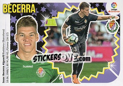 Sticker Becerra (2) - Liga Spagnola 2018-2019 n. 582 - Colecciones ESTE