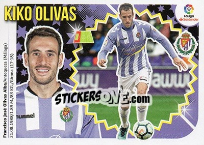 Sticker Kiko Olivas (4) - Liga Spagnola 2018-2019 n. 584 - Colecciones ESTE