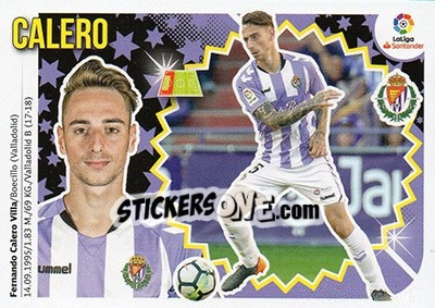 Sticker Calero (5) - Liga Spagnola 2018-2019 n. 585 - Colecciones ESTE