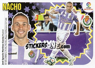 Sticker Nacho (7) - Liga Spagnola 2018-2019 n. 587 - Colecciones ESTE