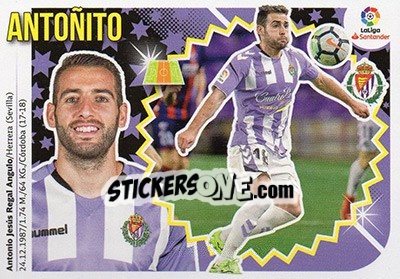 Sticker Antoñito (8) - Liga Spagnola 2018-2019 n. 588 - Colecciones ESTE