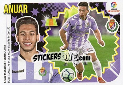 Sticker Anuar (10A) - Liga Spagnola 2018-2019 - Colecciones ESTE