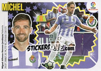 Sticker Míchel (11) - Liga Spagnola 2018-2019 n. 592 - Colecciones ESTE