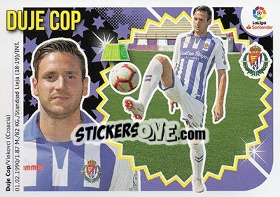 Sticker Duje Cop (14B) - Liga Spagnola 2018-2019 n. 596 - Colecciones ESTE
