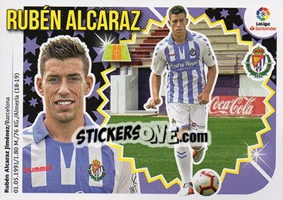Sticker Rubén Alcaraz (12BIS) - Liga Spagnola 2018-2019 - Colecciones ESTE