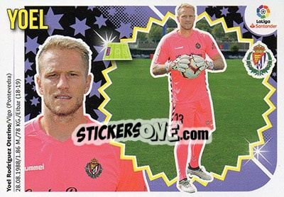 Sticker Yoel (2BIS) - Liga Spagnola 2018-2019 n. 601 - Colecciones ESTE