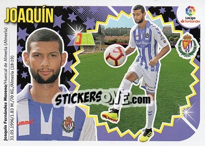 Sticker Joaquín (6BIS) - Liga Spagnola 2018-2019 n. 602 - Colecciones ESTE