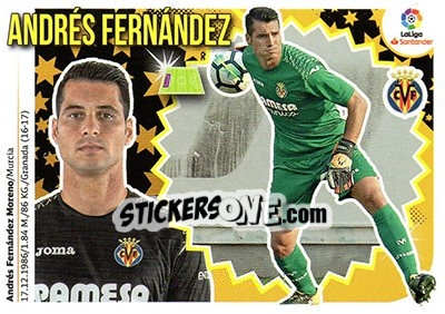 Sticker Andrés Fernández (2) - Liga Spagnola 2018-2019 - Colecciones ESTE