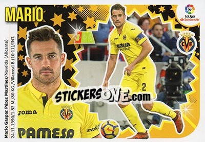 Sticker Mario (3) - Liga Spagnola 2018-2019 - Colecciones ESTE