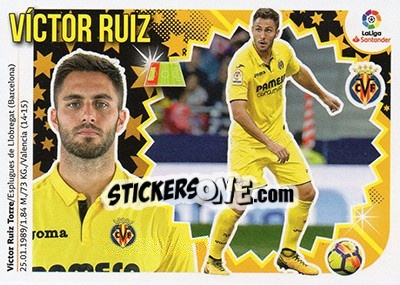 Sticker Víctor Ruiz (5) - Liga Spagnola 2018-2019 - Colecciones ESTE
