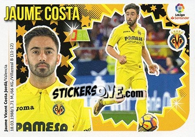 Sticker Jaume Costa (7) - Liga Spagnola 2018-2019 n. 618 - Colecciones ESTE