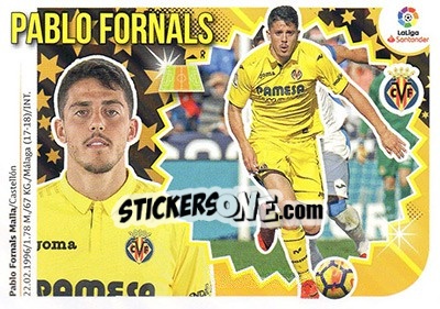 Sticker Pablo Fornals (11) - Liga Spagnola 2018-2019 n. 623 - Colecciones ESTE