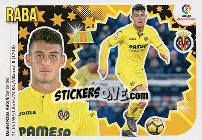 Sticker Raba (13B) - Liga Spagnola 2018-2019 - Colecciones ESTE