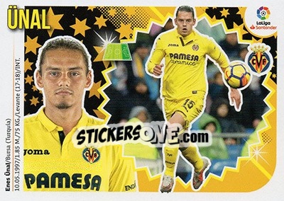 Sticker Ünal (14) - Liga Spagnola 2018-2019 n. 627 - Colecciones ESTE