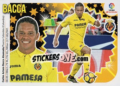 Sticker Bacca (14BIS) - Liga Spagnola 2018-2019 - Colecciones ESTE